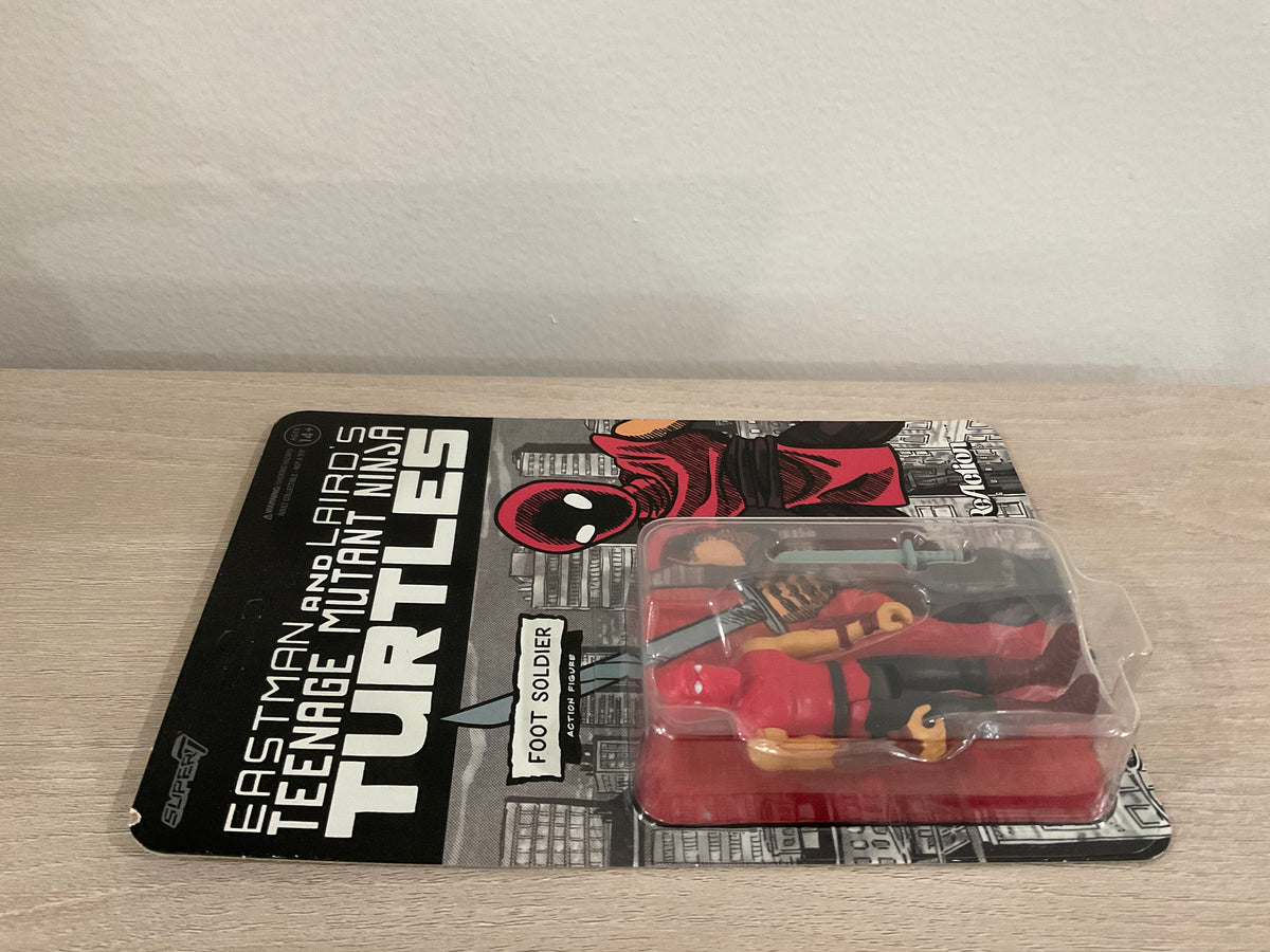 Super7 Eastman & Laird’s TMNT Foot Soldier (Comic Color) 3.75" ReAction Figure – Substandard Card