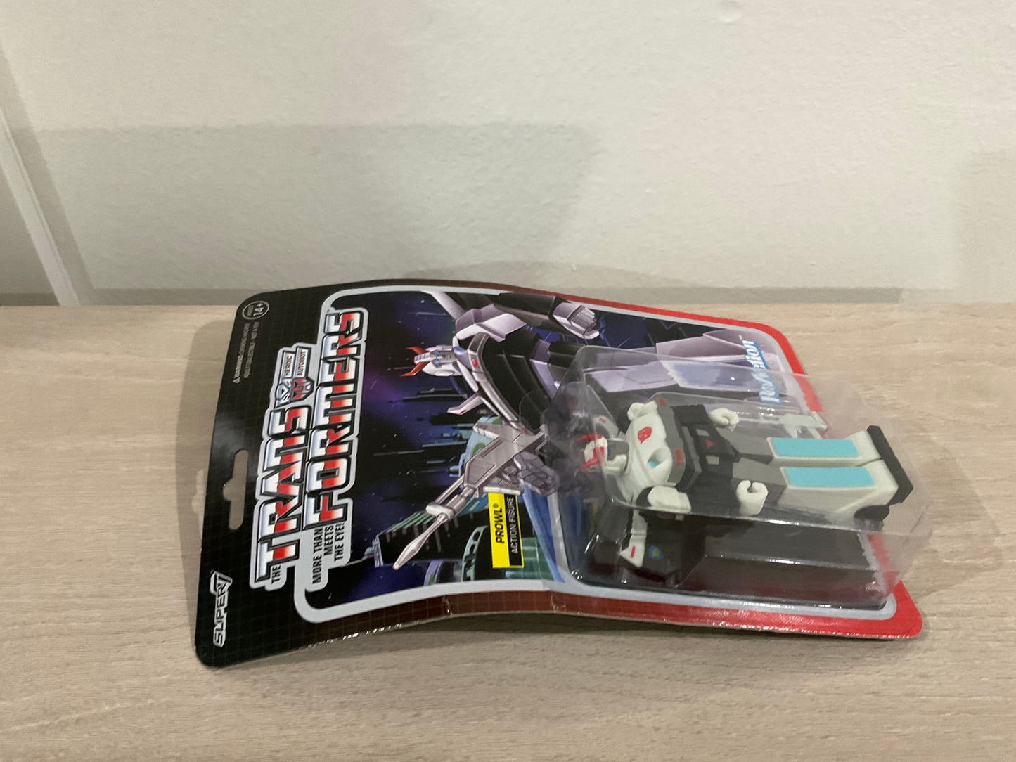Super7 ReAction Transformers – Prowl 3.75-Inch Action Figure (Substandard 2)