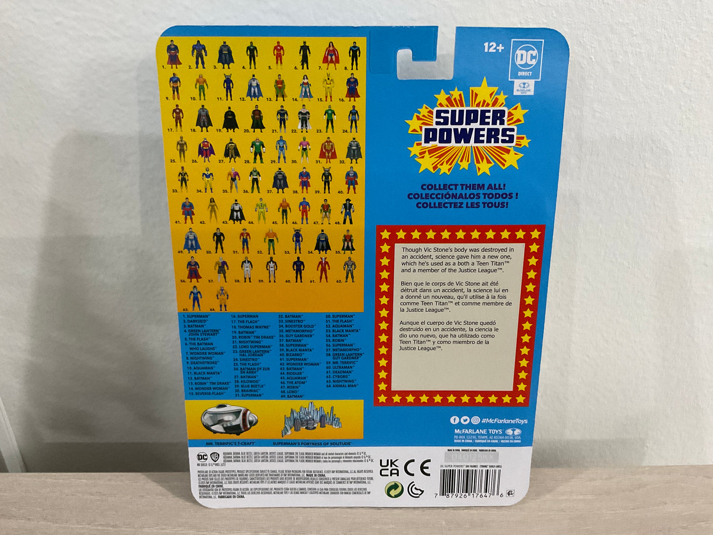 Cyborg 4.5″ Gold Label Figure – DC Super Powers Exclusive