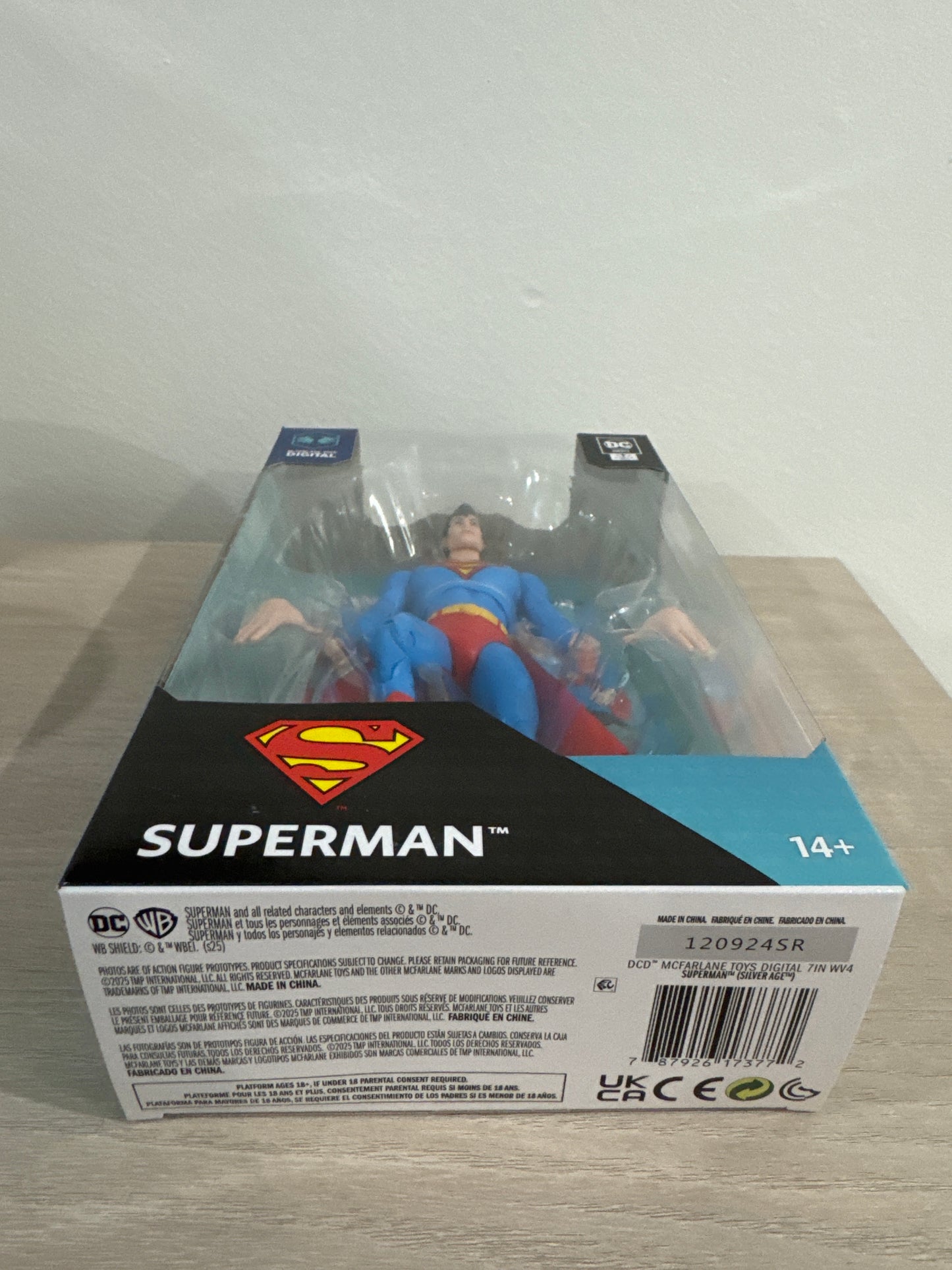DC Direct Superman (The Silver Age) 7-Inch Action Figure with Digital Collectible