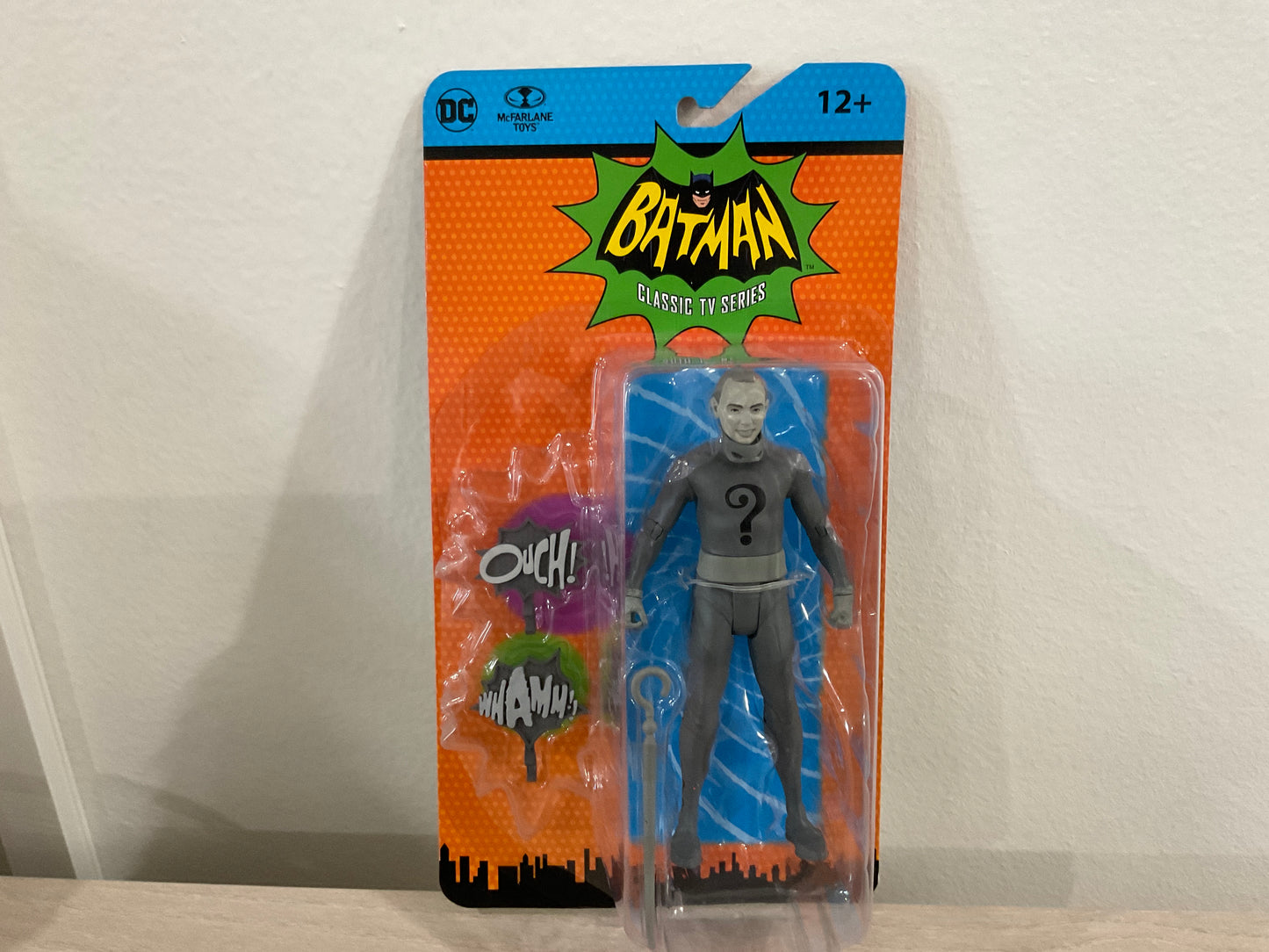 DC Retro Batman 66 The Riddler (Black & White TV Variant) 6-Inch Action Figure (Substandard)