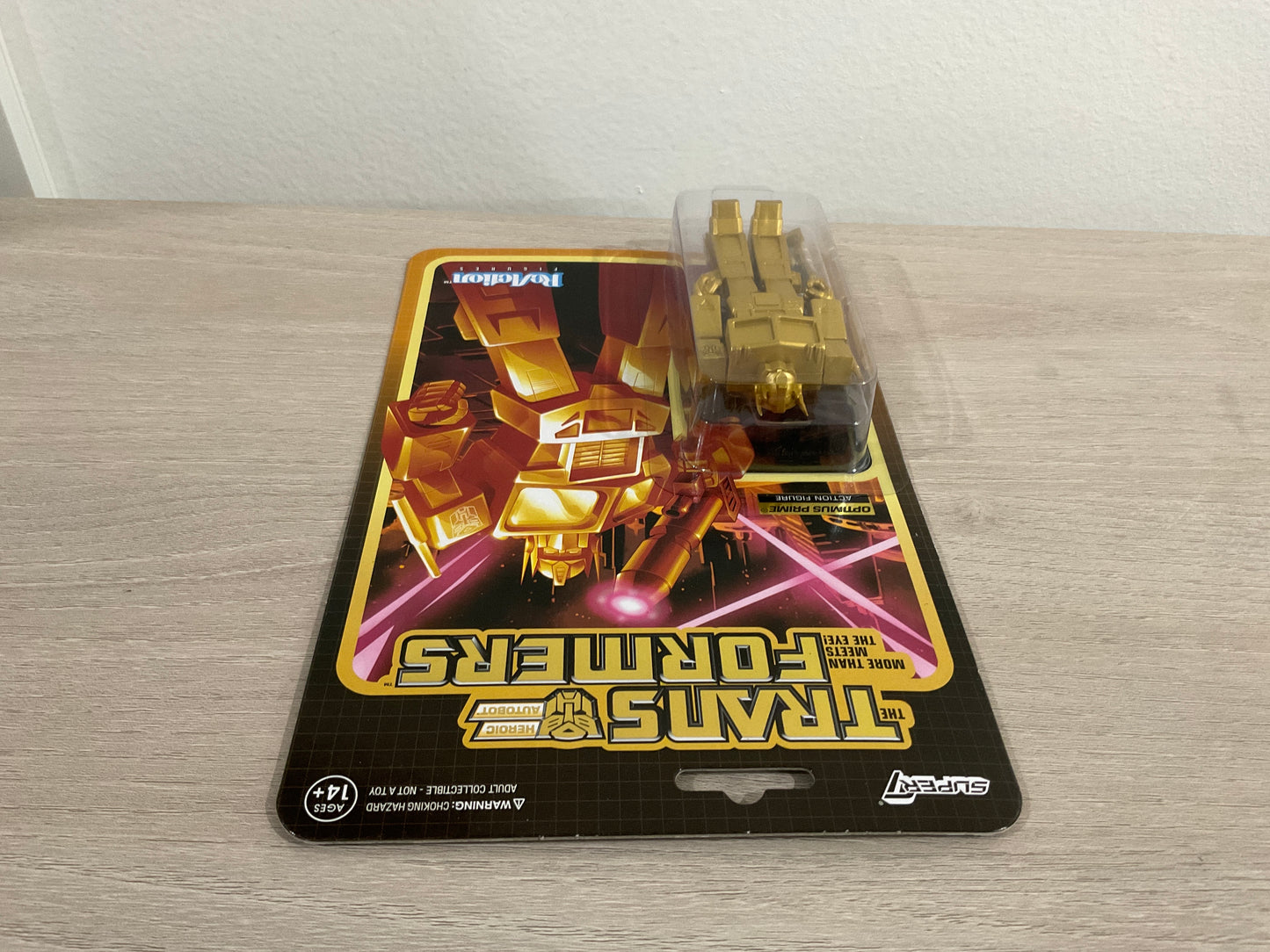 Transformers ReAction Figures Wave 1 Optimus Prime (Golden Lagoon) Action Figure
