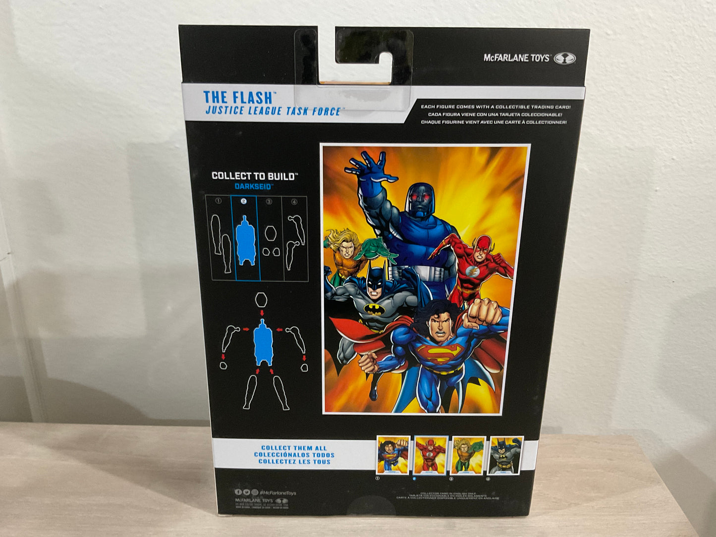 DC Multiverse The Flash (Justice League Task Force) Platinum Edition 7-Inch Action Figure with Darkseid BAF Piece