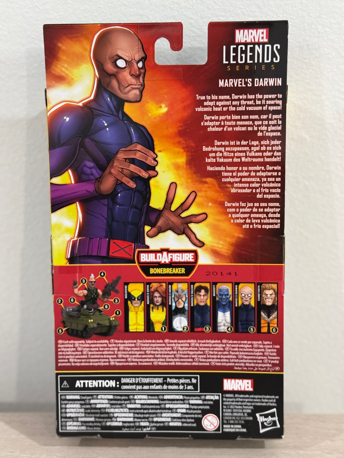 Marvel Legends Series X-Men Darwin 6-Inch Action Figure (No BAF)