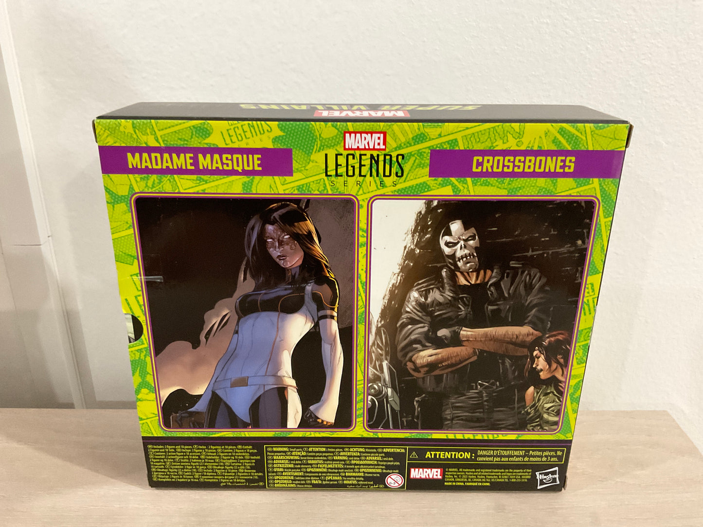 Marvel Legends Series Madame Masque & Crossbones 2-Pack – Marvel Super-Villains Comics 6-Inch Action Figures - Exclusive