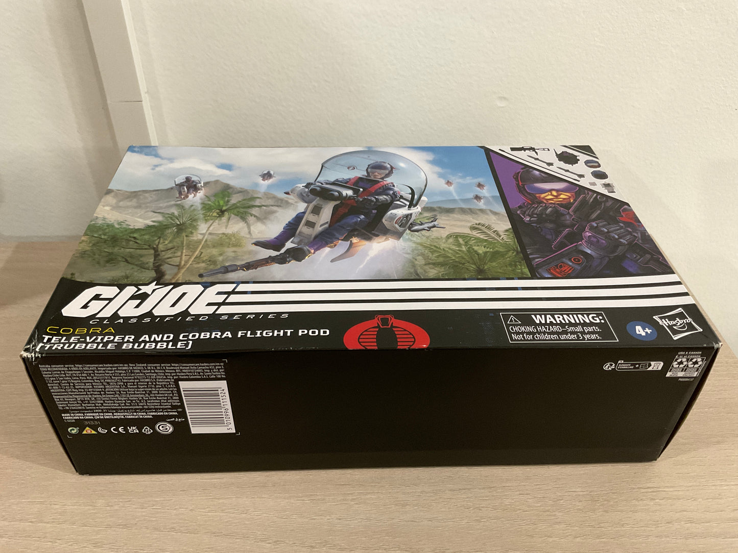 G.I. Joe Classified Series Tele-Viper & Cobra Flight Pod (Trubble Bubble) 6-Inch Vehicle Set