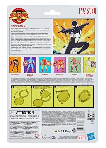 Marvel Legends Series Secret Wars Spider-Man 6 inch Action Figure