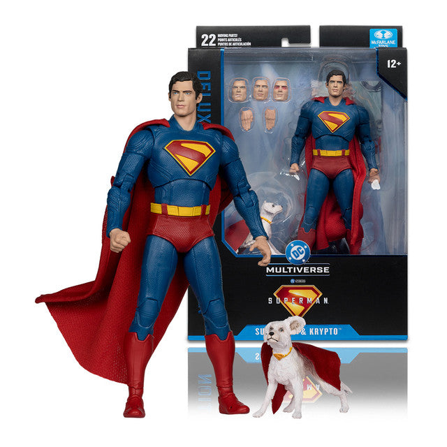 DC Multiverse Superman w/ Krypto – Deluxe Theatrical 7" Figure