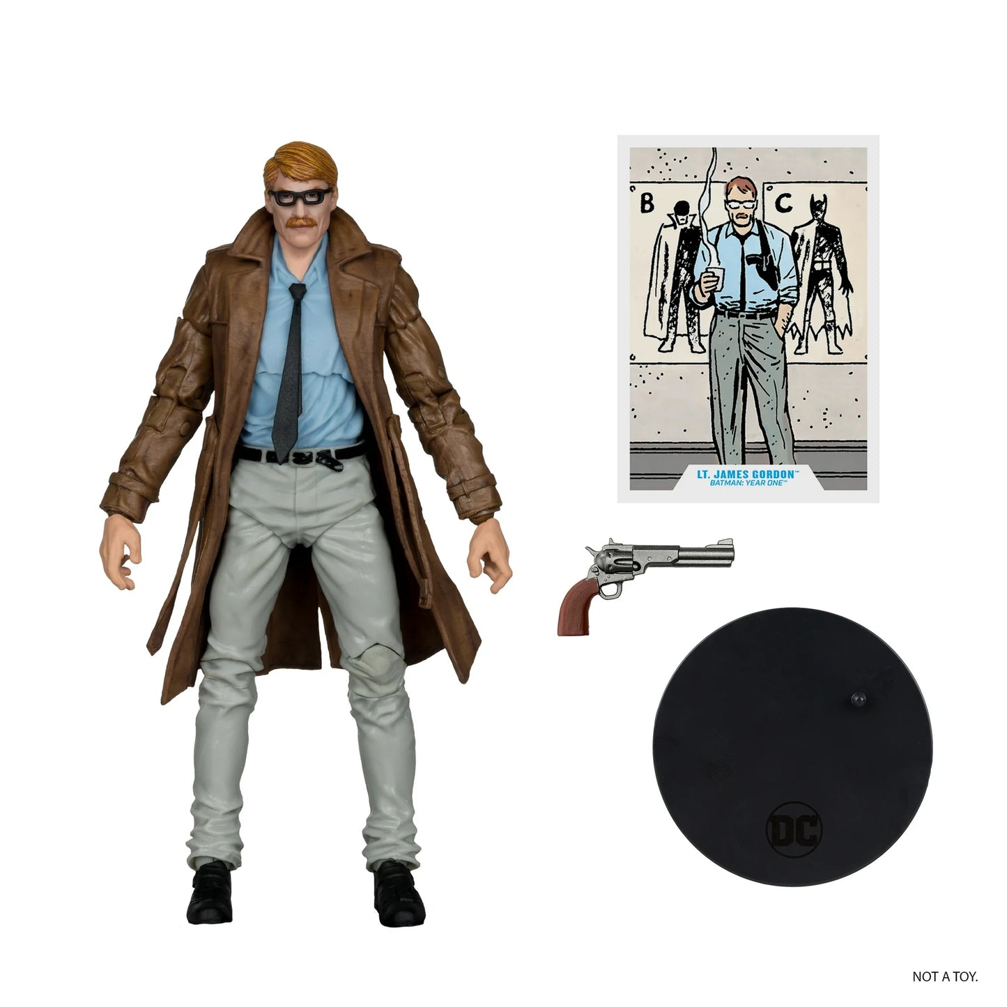 DC Multiverse Lt. James Gordon (Batman: Year One Part 4) 7-Inch Action Figure – Gold Label Exclusive