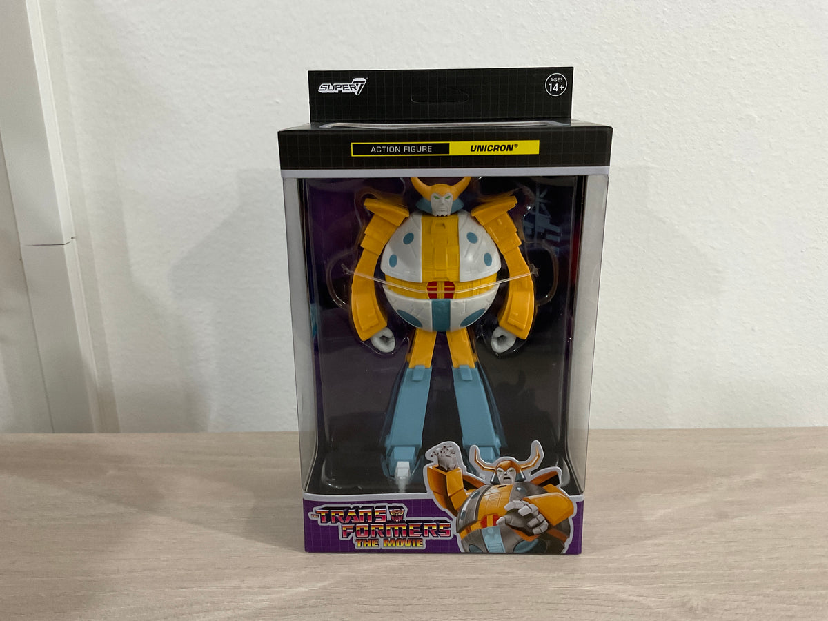 Transformers: The Movie Unicron Super7 ReAction 40th Anniversary 6" Figure