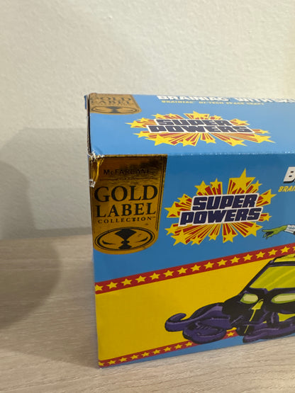 Brainiac w/Skull Ship: Panic in the Sky (DC Super Powers) Gold Label 4.5" Figure & Vehicle (Substandard)