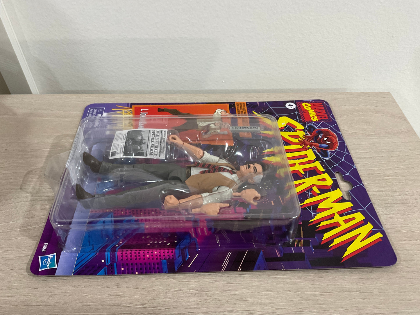 Marvel Legends Retro Collection — J. Jonah Jameson (Animated-Style Retro Carded) 6″ Figure - Re-Issue