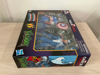 Marvel Legends 6-Inch Captain America vs Venom – Gamerverse 2-Pack