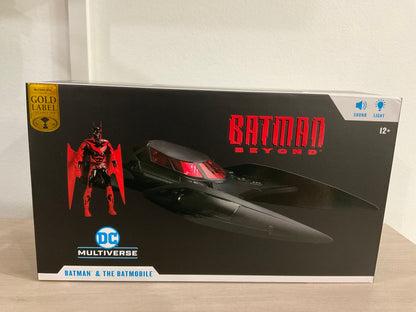 McFarlane Batman & Batmobile Batman Beyond Gold Label Vehicle with Lights and Sound