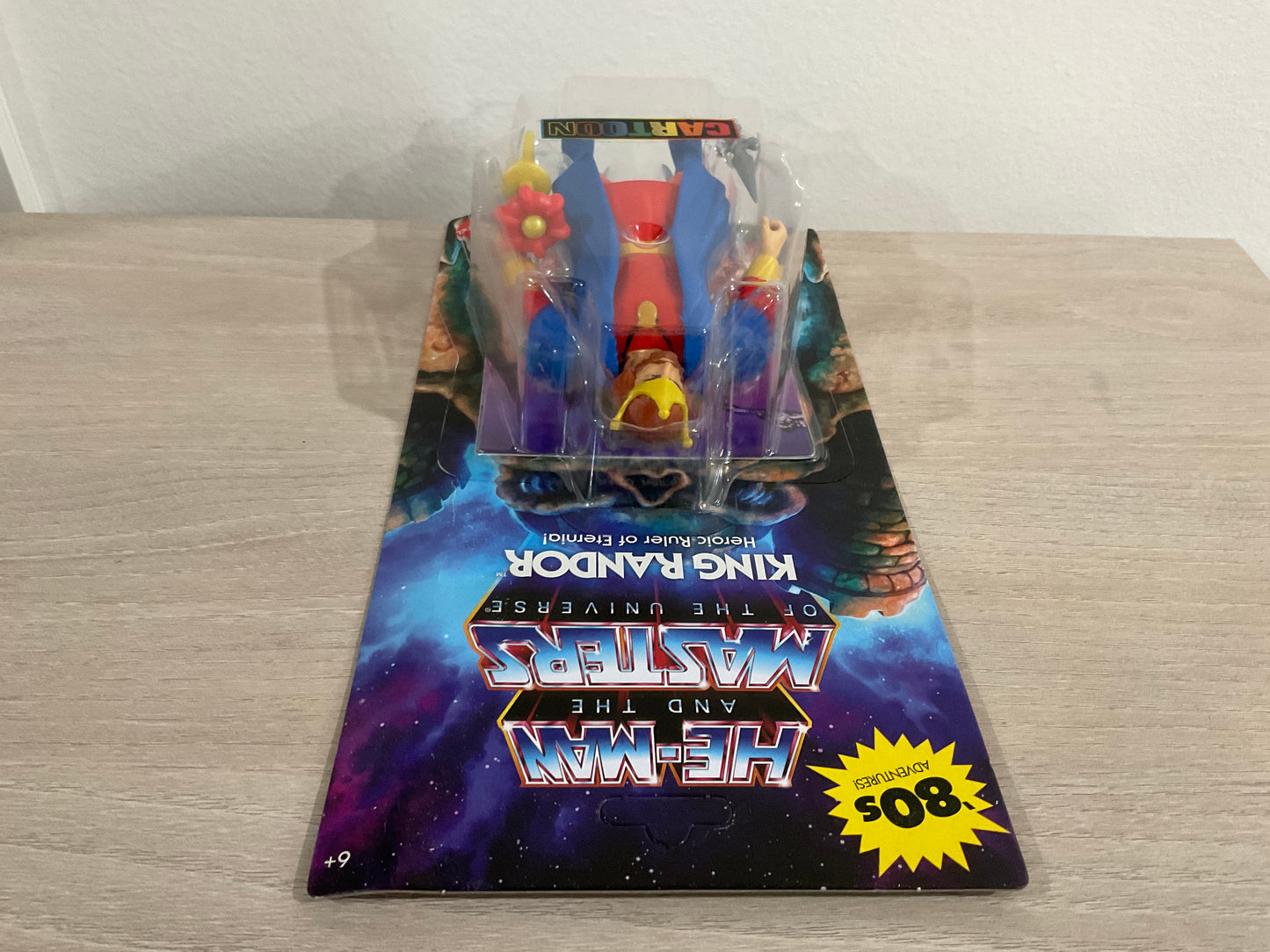 Masters of the Universe Origins King Randor Cartoon Collection 5.5-Inch Figure Mattel - Substandard Card 2