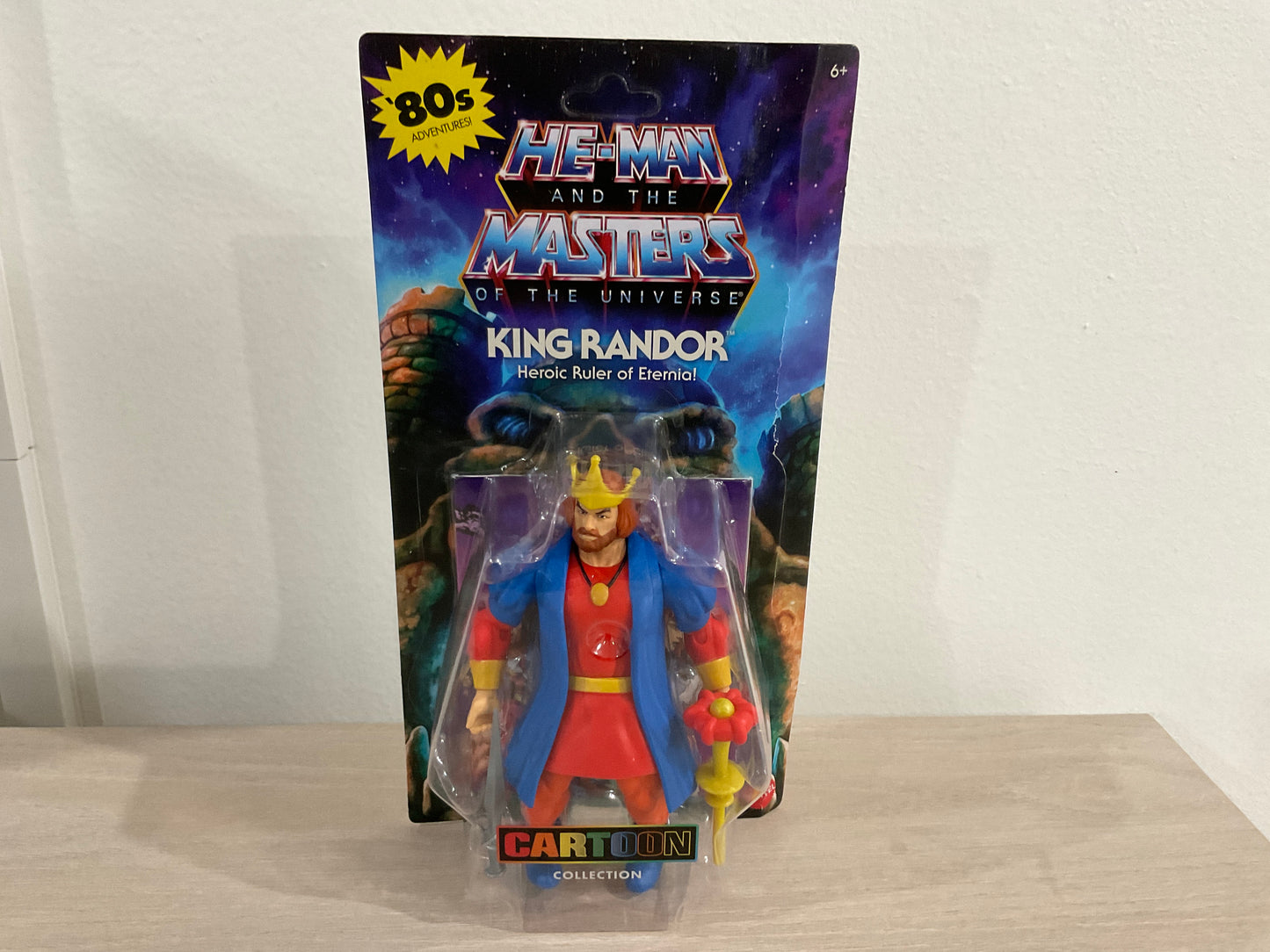 Masters of the Universe Origins King Randor Cartoon Collection 5.5-Inch Figure Mattel - Substandard Card 4