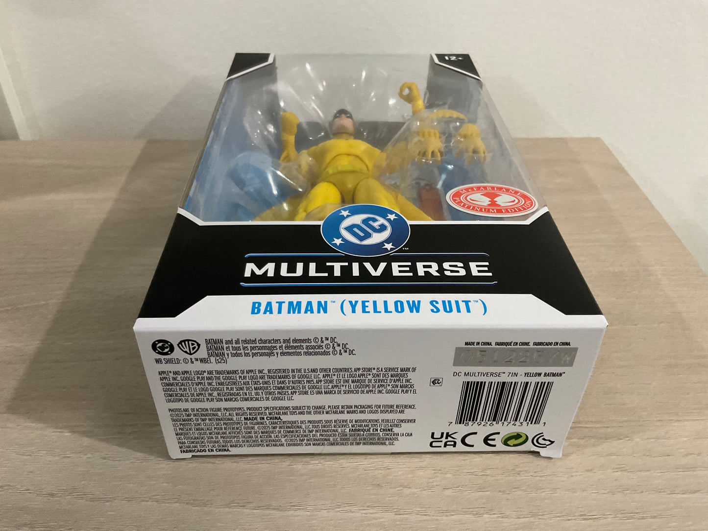 Batman - Batman Yellow Suit (Detective Comics #241) DC Multiverse Red Platinum Edition 7" Scale Action Figure