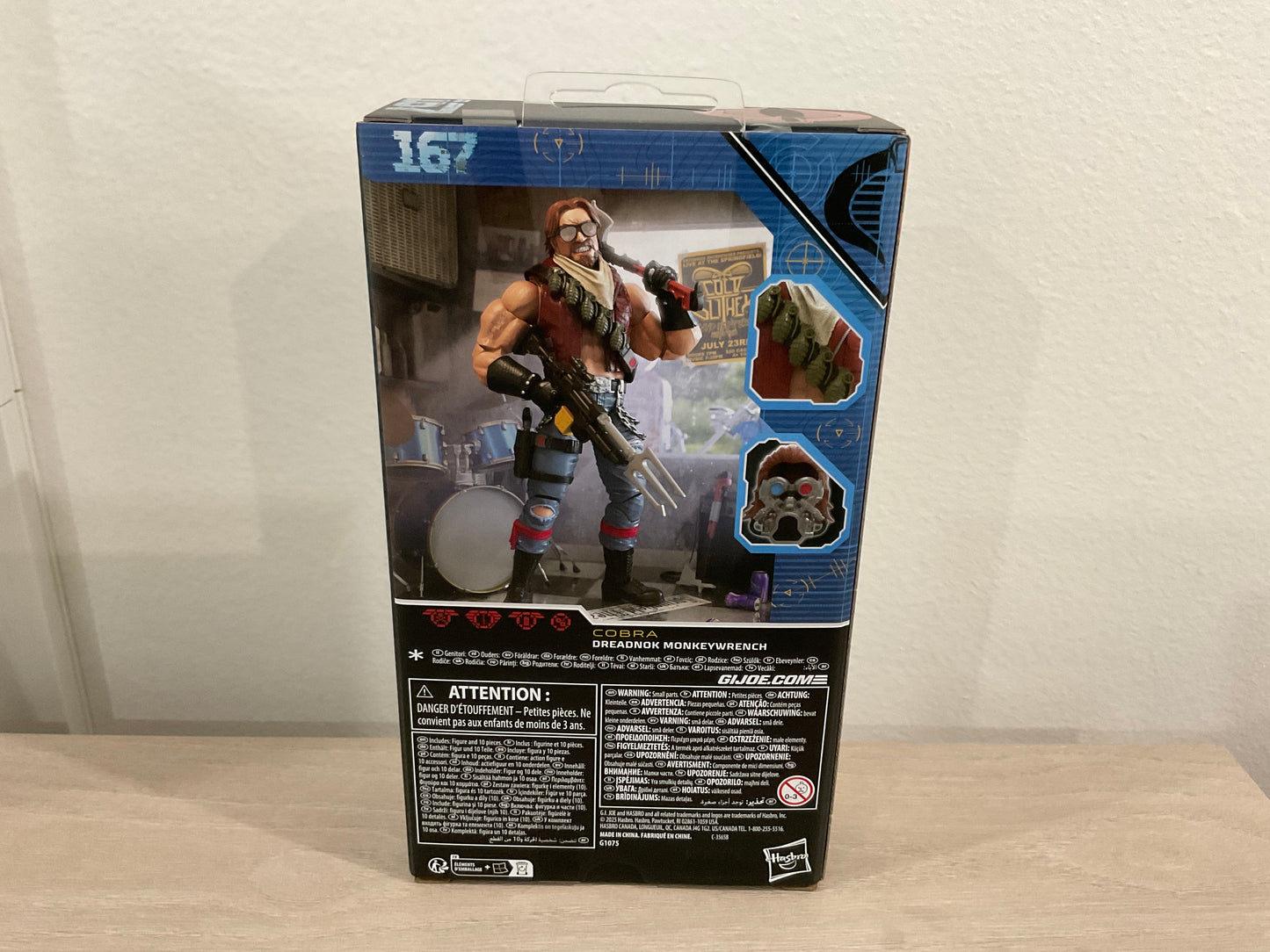 G.I. Joe Classified Series Monkeywrench – #167 Dreadnok 6" Action Figure