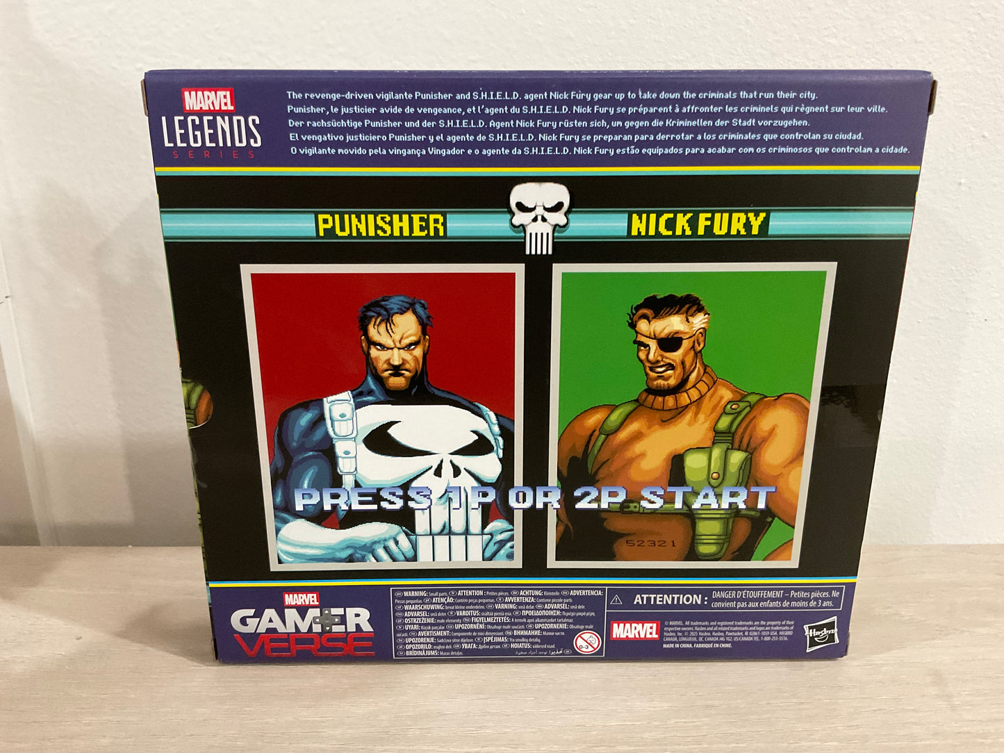 Marvel Legends Series Gamerverse Punisher & Nick Fury (6-Inch Collector Set)