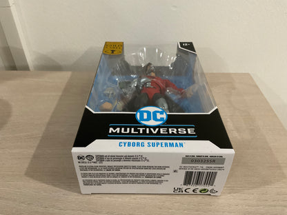 DC Multiverse Cyborg Superman 7" Action Figure (Revenge of the Green Lantern) – Gold Label (Substandard)