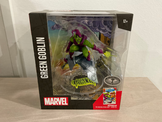 McFarlane Green Goblin (The Amazing Spider-Man #312) Chase Figure - Platinum