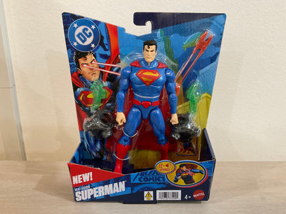Heat Vision Superman DC Comics Feature Figure with Lights & Sounds – Mattel