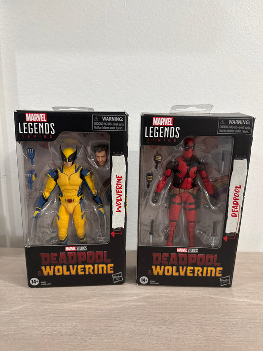 Marvel Legends Deadpool & Wolverine 6-Inch Figures | 2-Figure Bundle Collectible Set