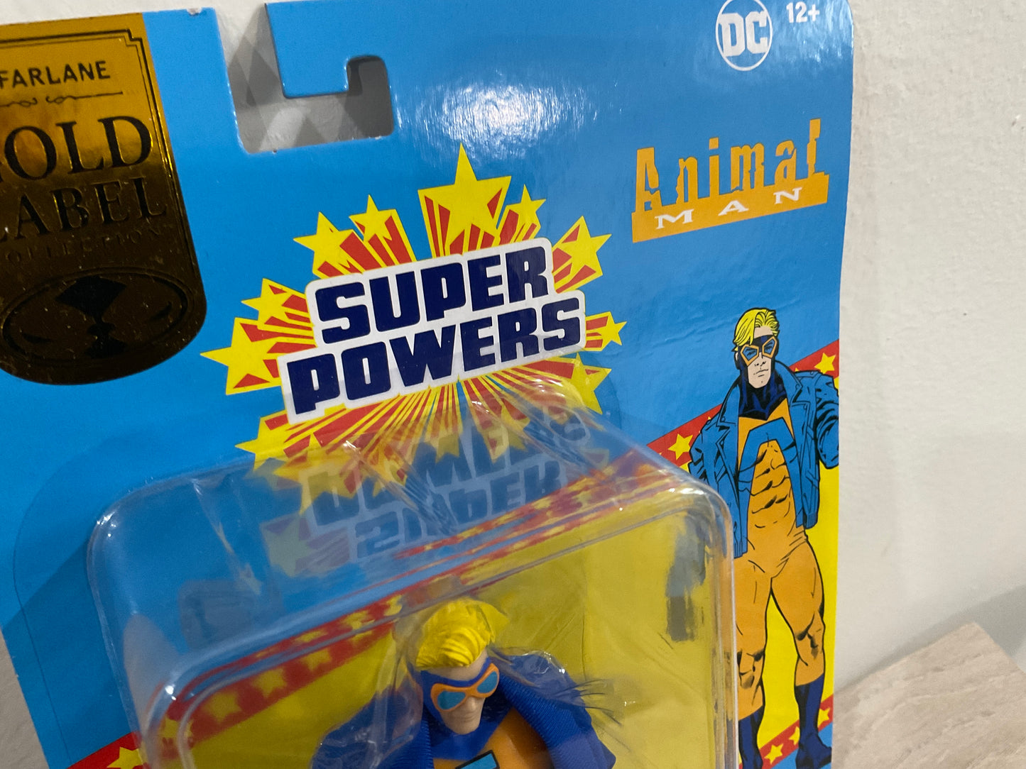 Animal Man (DC Super Powers) 4.5″ Gold Label Figure – Exclusive (Substandard Card 3)