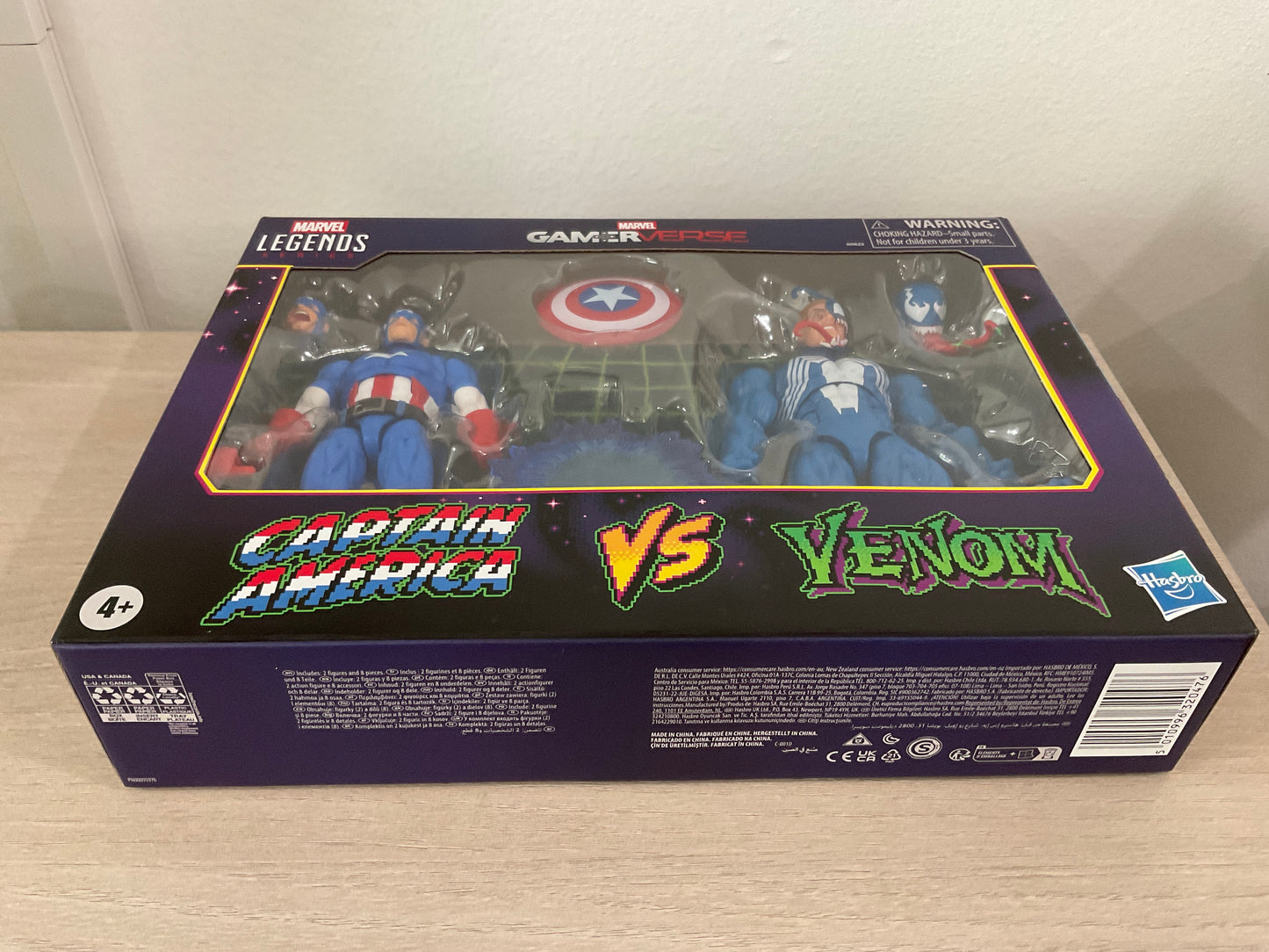 Marvel Legends 6-Inch Captain America vs Venom – Gamerverse 2-Pack