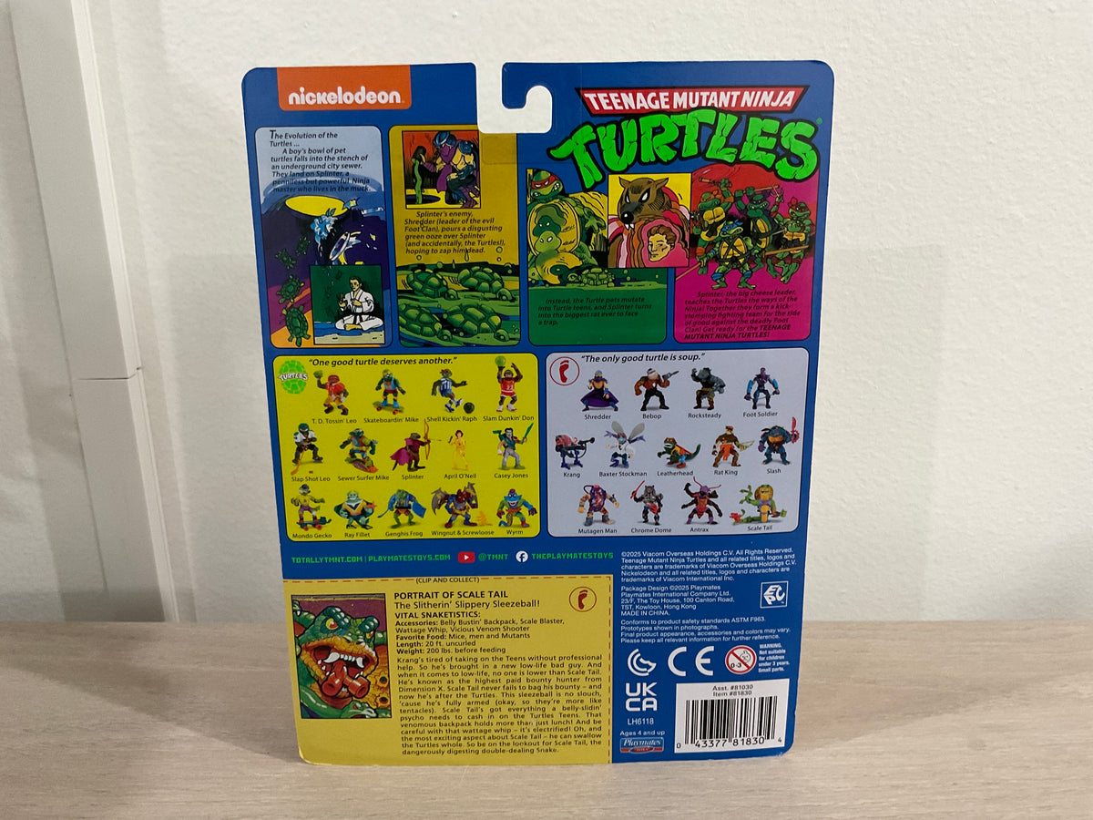 Teenage Mutant Ninja Turtles Classic Mutants Scale Tail 4" Action Figure
