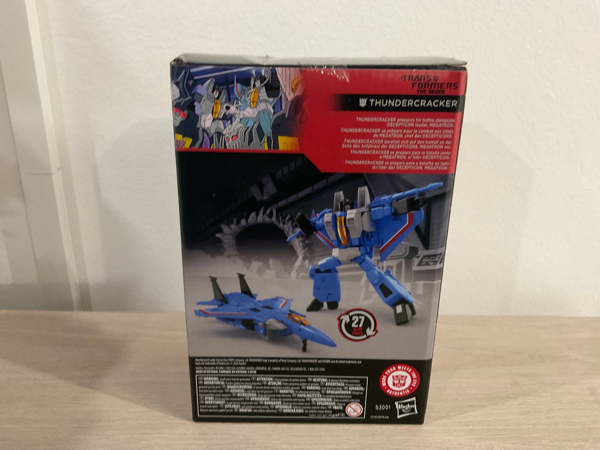Transformers Studio Series The Transformers: The Movie Voyager Class Thundercracker 6.5″ Action Figure - Substandard Box