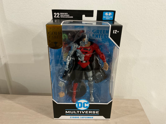 DC Multiverse Cyborg Superman 7" Action Figure (Revenge of the Green Lantern) – Gold Label (Substandard)