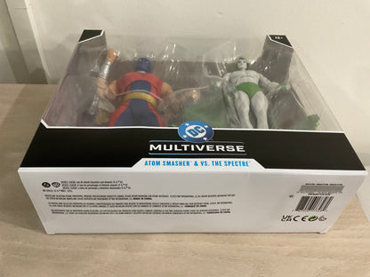 DC Multiverse Figures - JSA: Black Vengeance - 7" Scale The Spectre Vs. Atom Smasher Megafig 2-Pack