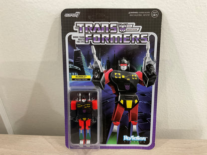 Super7 ReAction Transformers – Rumble (Red) 3.75-Inch Action Figure (Substandard)