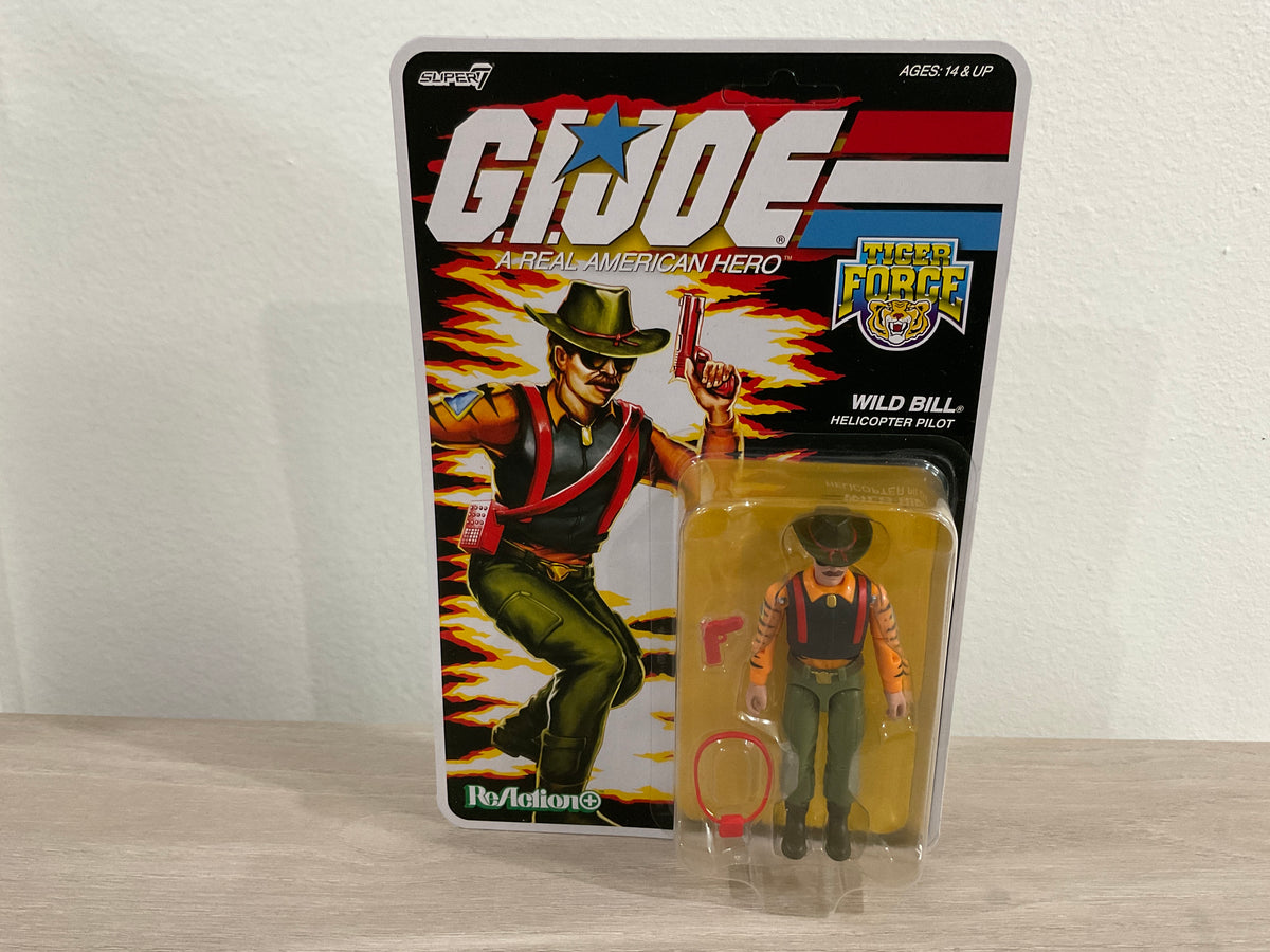 G.I. Joe ReAction+ Wild Bill (Tiger Force) 3.75-Inch Action Figure