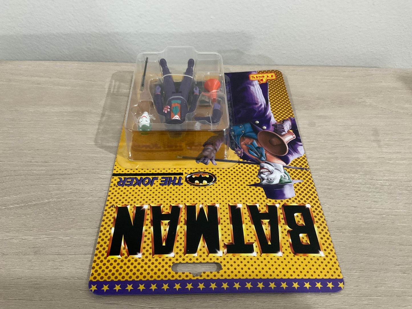 Mezco Batman (1989) 5 Points Figure Collection Joker 3.75" Retro Cardback