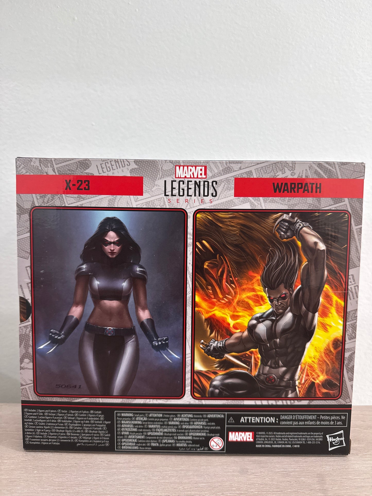 X-Force Marvel Legends Warpath and X-23 Action Figure 2-Pack