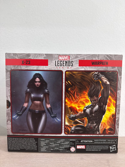 X-Force Marvel Legends Warpath and X-23 Action Figure 2-Pack