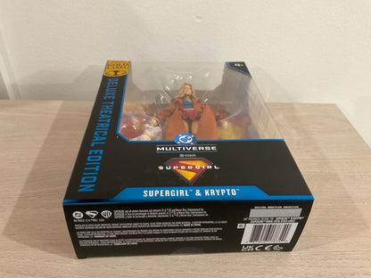 Supergirl and Krypto (DC Multiverse: Supergirl Movie) 7-Inch Gold Label Action Figure Deluxe Theatrical Edition – McFarlane Toys