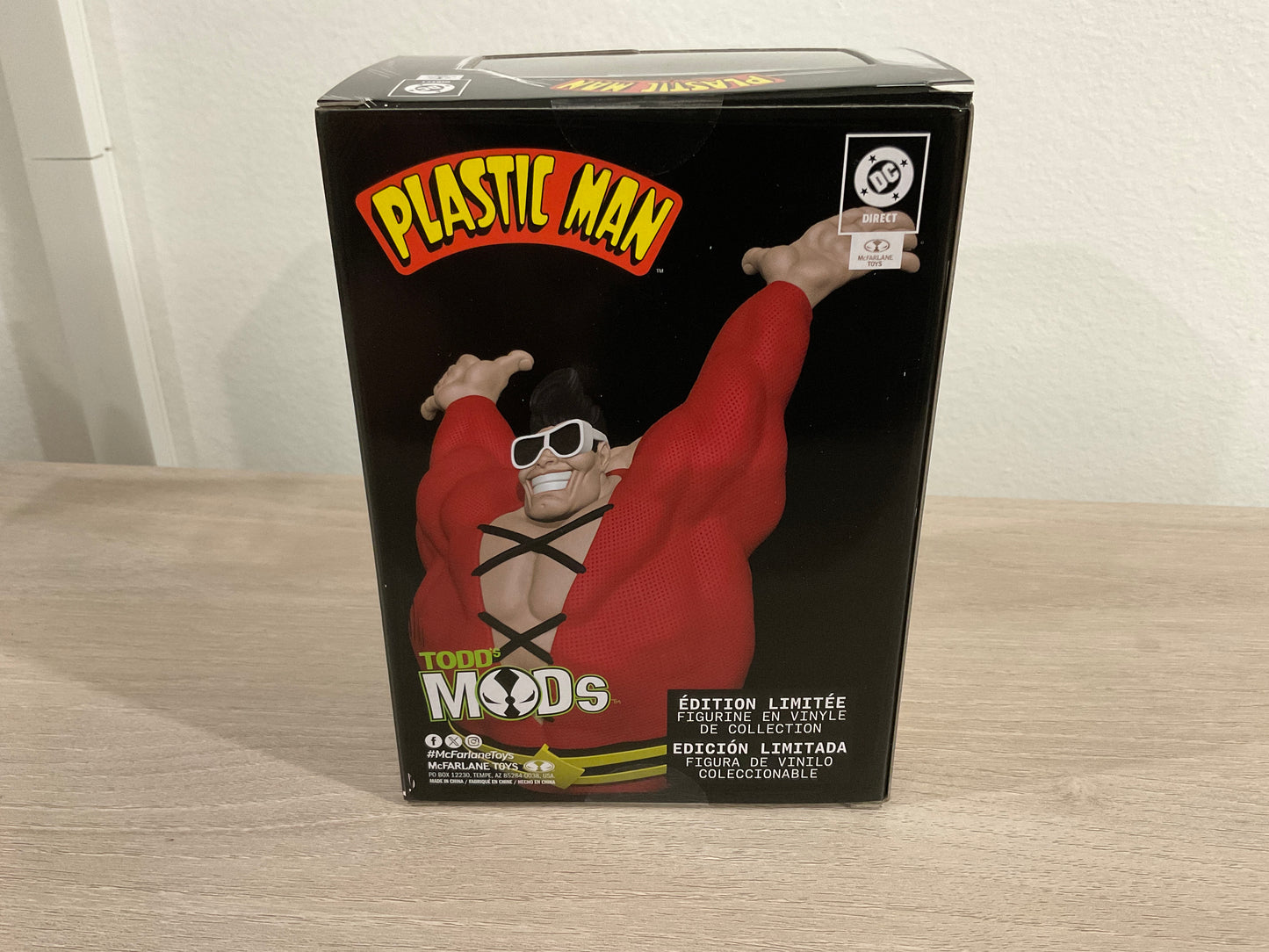 DC Direct Collector Vinyl Wave 6 Plastic Man – Todd's Mods Limited Edition 4.5-Inch Posed Figure