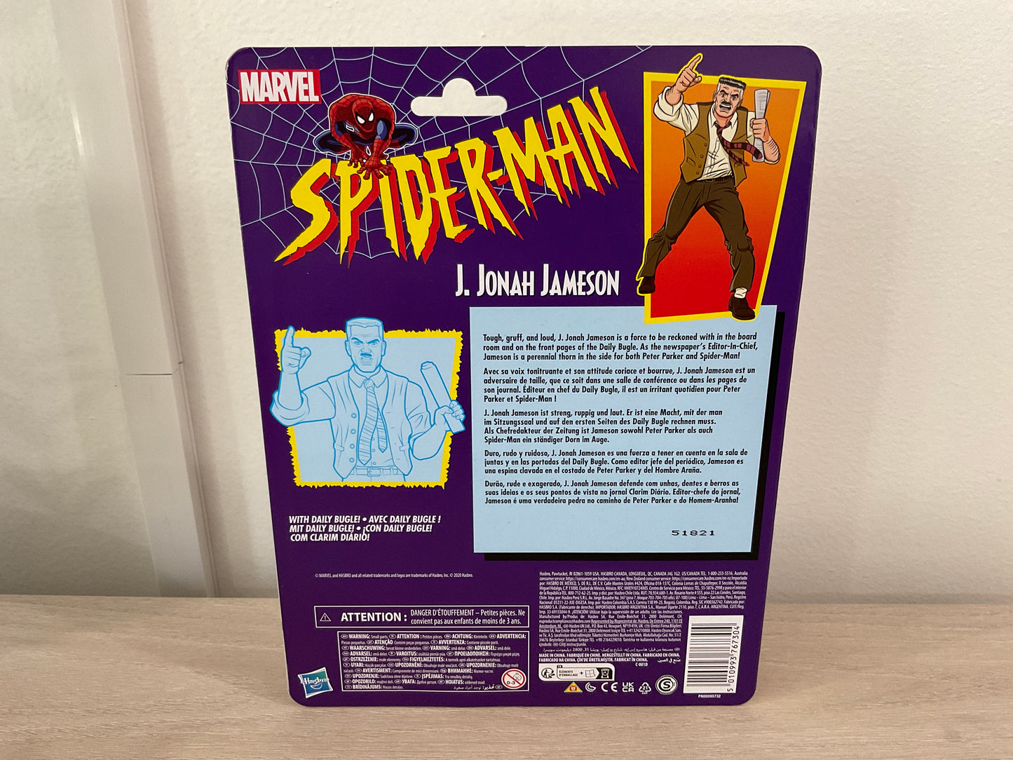 Marvel Legends Retro Collection J. Jonah Jameson 6-Inch Figure (Damaged Package 2) - Reissue