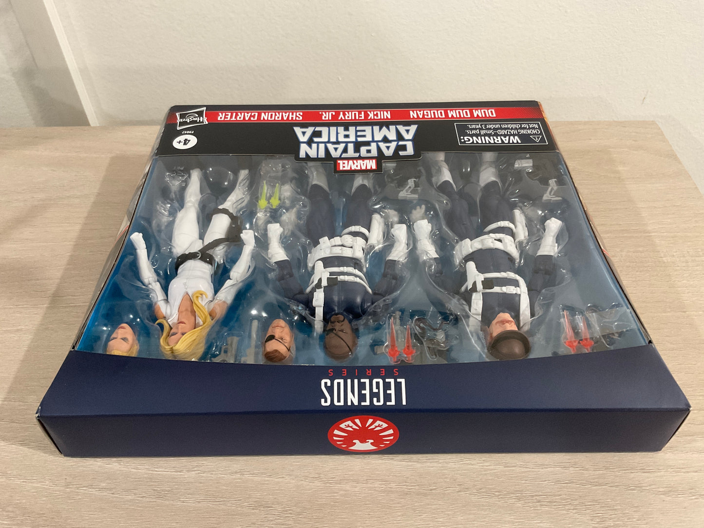 Marvel Legends Series S.H.I.E.L.D. 3-Pack – Dum Dum Dugan, Sharon Carter & Nick Fury Jr. 6" Figures (Damaged Packaging 7)
