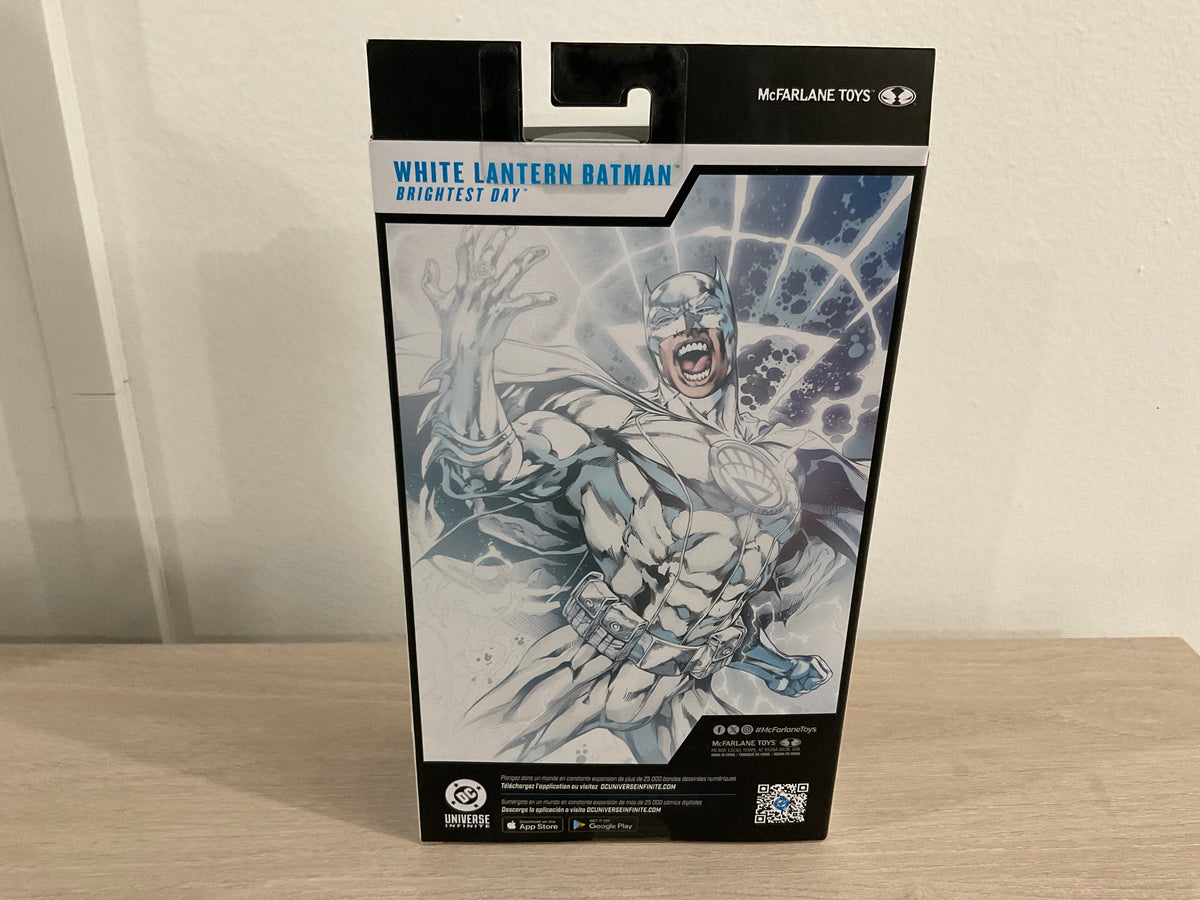 McFarlane DC Multiverse White Lantern Batman Brightest Day 7" Action Figure – Substandard Packaging