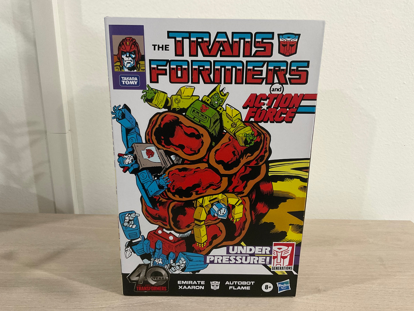 Transformers Generations 40th Anniversary Autobot Flame & Emirate Xaaron Comic Edition Exclusive Two-Pack