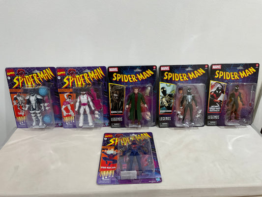 Marvel Legends Spider-Man Retro Cardback 6-Inch Figures – 2026 Wave 1 Case of 6