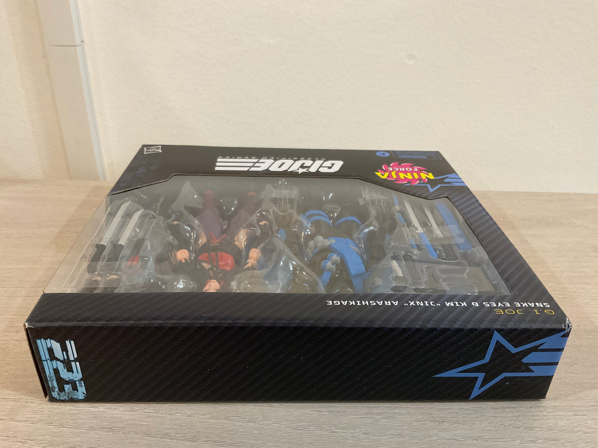 G.I. Joe Classified Series #223 Ninja Force Snake Eyes & Kim “Jinx” Arashikage 6" Action Figure 2-Pack