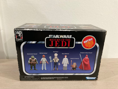 Star Wars Retro Collection Return of the Jedi Set of 6 3.75-Inch Figures Hasbro