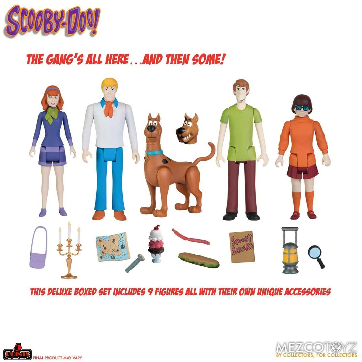 Scooby-Doo 5 Points Friends & Foes Deluxe Boxed Set – Mezco Toyz