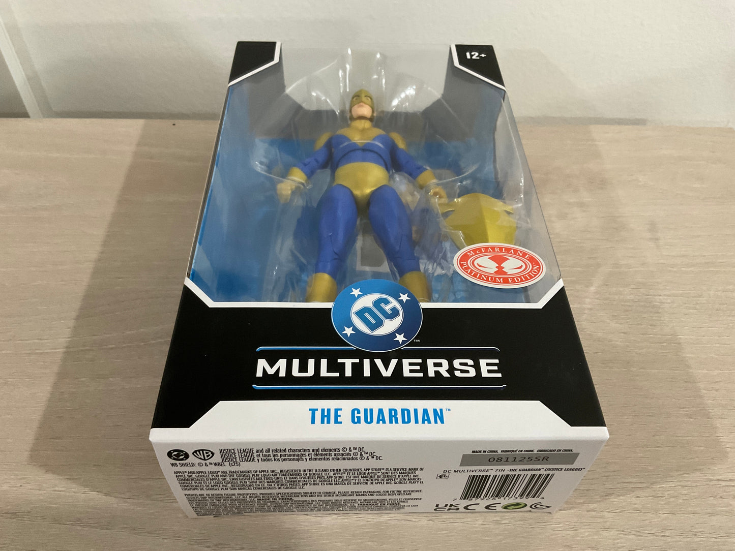 Guardian (DC Multiverse: Red Platinum Edition) 7" Action Figure - McFarlane Toys (Substandard Card 2)