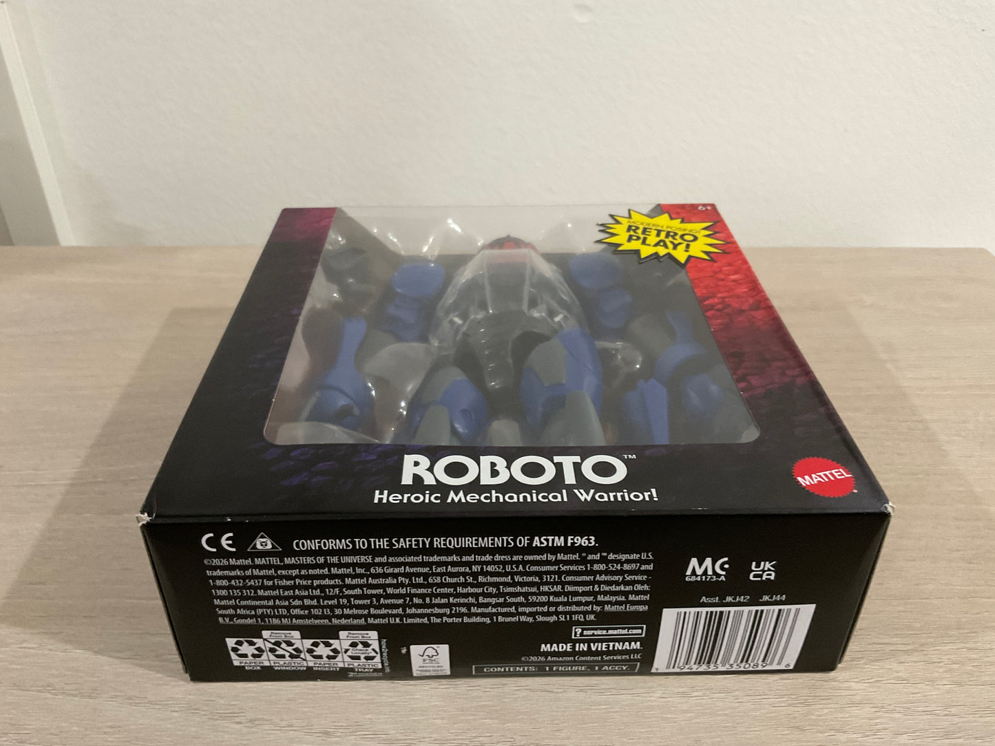 Masters of the Universe 2026 Movie Origins Deluxe Roboto Action Figure – Mechanical Warrior Substandard